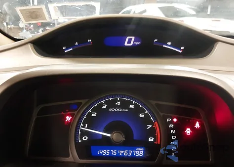 2007 Honda Civic Lx из США, поврежденный, VIN 1HGFA16597L042225